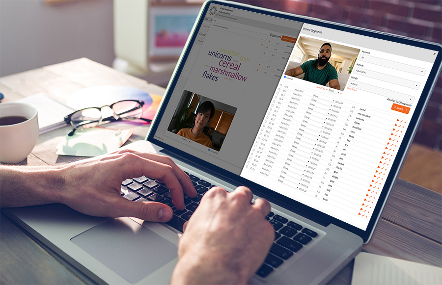 Highlight Reel Mockup with Laptop