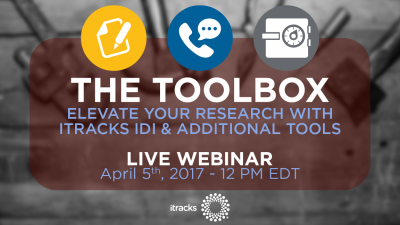 ToolboxFinal_main The Toolbox Elevate your Research with itracks IDI & Additional Tools